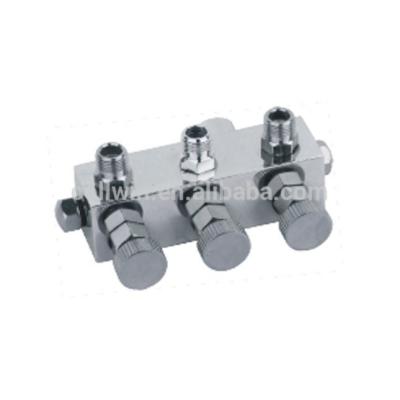 China Metal AIRBRUSH AIR HOSE SPLITTER Three Way Manifold Compressor for sale