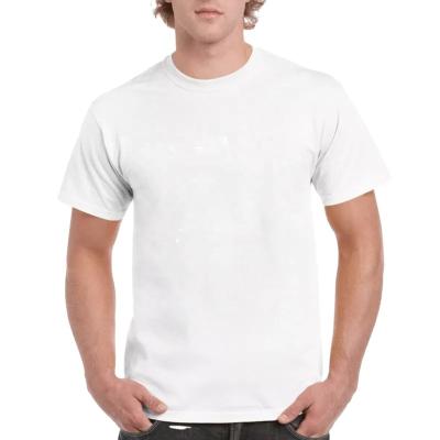 China Anti-pilling Cheap T-shirt LOGO Printing Plain White Digital Custom Print Cotton T-shirts Blank Price Crew Neck And Silk Screen For Men for sale