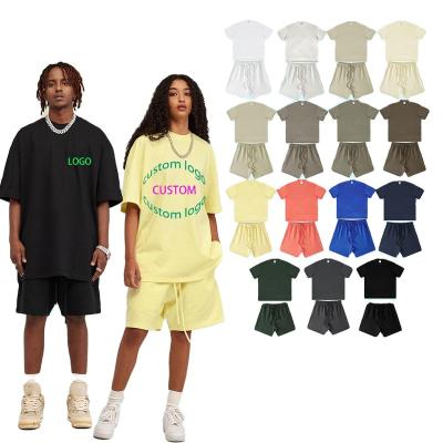 China Breathable Hot Sale T Shirts Shorts Set - Short Sets For Mens Fashion Wear T Shirts And Shorts T Shirt With Matching Shorts Sets for sale