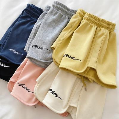 China Anti-Wrinkle Summer Custom Women Shorts Wholesale Cotton Running Jogger French Terry Shorts For Women for sale