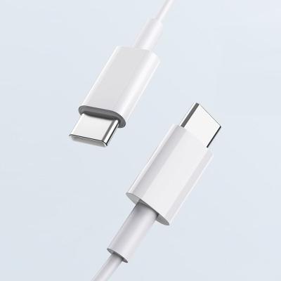 China Multi function data transfer cable one meter usb type c to type c data 3a fast charging cables usb c phone mobile charger cable for sale