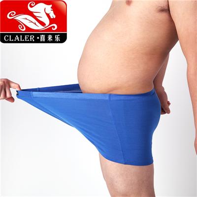 China Antibacterial plus size mens underwear men shorts with high fabric boxer extended shorts for sale