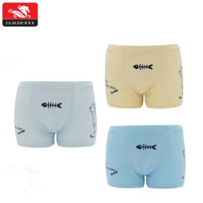 China 100% Cotton Antibacterial Soft Sports Boy Underwear Kids Boxer Comfortable Underwear for sale