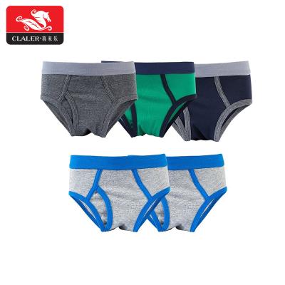 China Full Coverage Cotton Boxer Briefs Antibacterial Customized Boxer Brief Comfortsoft Boy Kids Underwear for sale