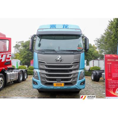 China China Used Tractor Truck 6x4 Dongfeng Chenglong H7 High Horsepower For Driving With Big Fuel Tanker 7160x2525x3690 for sale