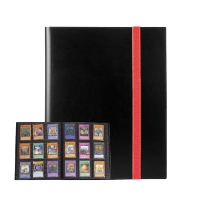 China Fashion Card Binder, 9 Pocket Trading Card Album Folder, 360 Sides Pocket Loading Binder for Yugioh, MTG and Any Other TCG, Black for sale