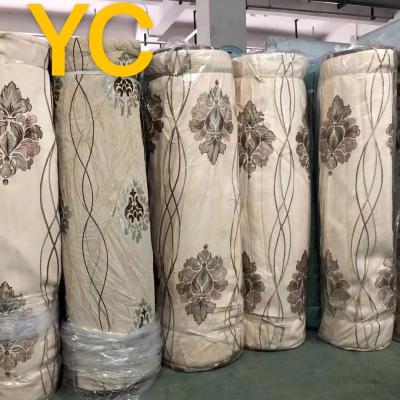 China Breathable Home Textile Stock Chenille Jacquard Upholstery Blackout Curtain Fabric Te koop