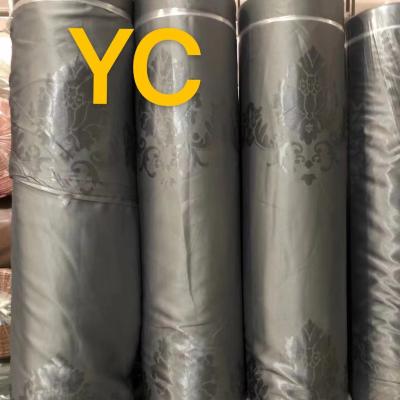 China Breathable Gray Good Quality Blackout Jacquard Curtain Fabrics With Cheap Price en venta