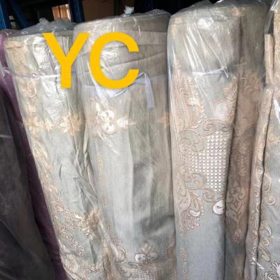 Κίνα Clearance Breathable High Quality Polyester Thicken Jacquard Curtain Fabric In Bedroom προς πώληση