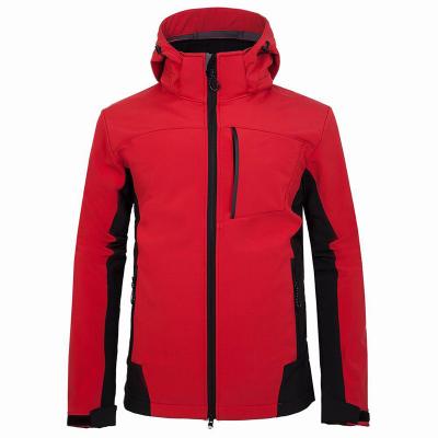 China Breathable Men Waterproof Outdoor Soft Shell Fleece Jacket Windproof Camping Hiking Sportswear for sale