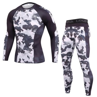 China Breathable Men's Tight Suit Sports Quick-Drying Fitness Sports Training Clothes Outdoor Sports Bike Riding Clothes for sale