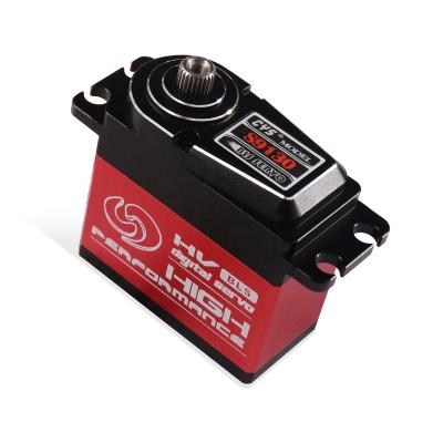 China CYS-BLS9130 30KG Full Metal and Digital Brushless Servo Full Gear Waterproof Aluminum Steel Case for RC Car and Airplane for sale