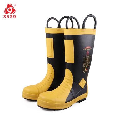 China Anti-sting; Anti-skid; Fire-fag; crash-proof; EN 15090/20344 3539 ASTM Insulated Fire Fighting Boots Antifire Waterproof Chemical Resistant Boots Supply In Flame Retardant Fire Fighting Boots for sale