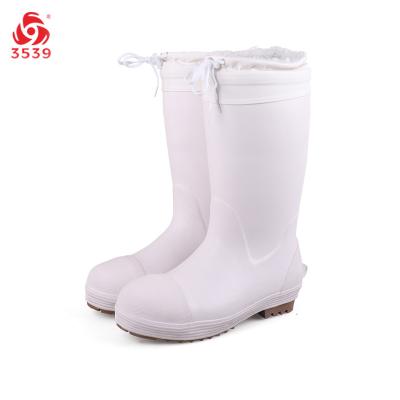 China 3539 Customs Winter Sweat-Absorbent Fishing Boots Thermal Work Boots Wellington Boots With Warm Lining for sale