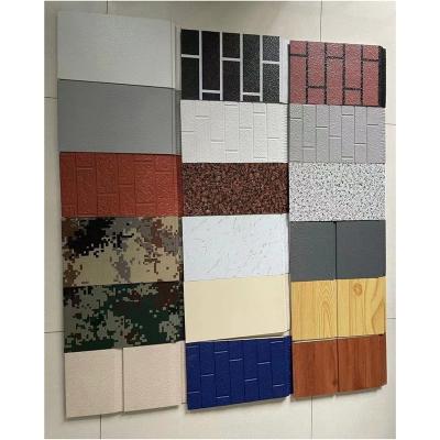 China Modern Wholesale high quality exterior panel corrugated grain embossed external wall carved metal board decorative for sale