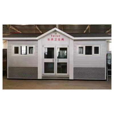 China Modern Manufacturers direct selling prefabricated modular shipping container house prefab homes moveable toilet for sale