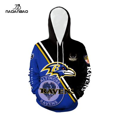 China NADANBAO brand polyester hoodies custom men's casual oversized hoodie print breathable unisex digital gym hood hoodies&sweatshirt for sale