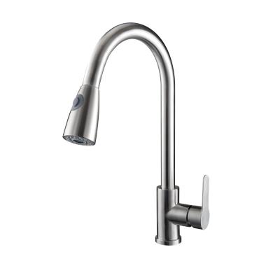 China Modern Competitive Price Modern Stainless Steel Kitchen Taps Faucet Pull Out Kitchen Faucet for sale