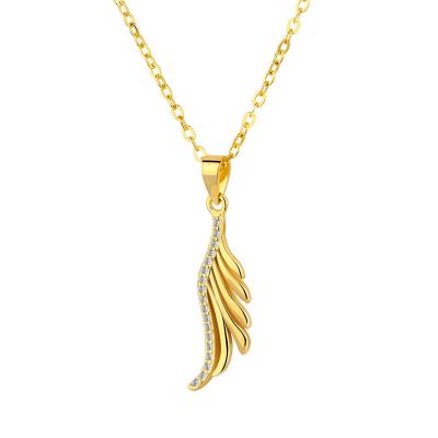 China 2022 TRENDY Necklace Chains 18K Tasty Gold Plated Stainless Steel Jewelry Pendant Necklaces for sale