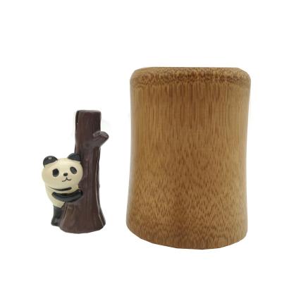 China 2pcs Eco-Friendly Biodegradable Bamboo Cups Set For Coffee Juice Drinks Tea Sake Bamboo Cups for sale