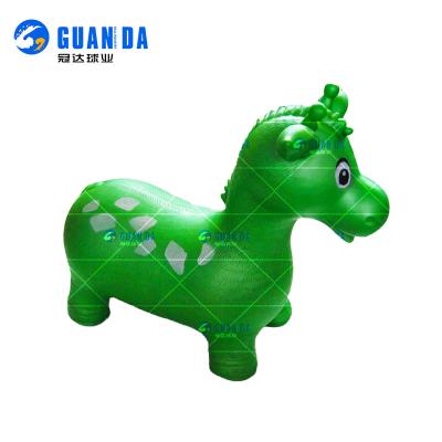 China Inflatable Toy Multicolor PVC Kids Riding Inflatable Toy Jumping Animal Bouncy Animal for sale