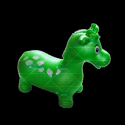 China Toy Kids Inflatable Toys Horse Animal Play PVC Outdoor Inflatable Jumping Horse for sale