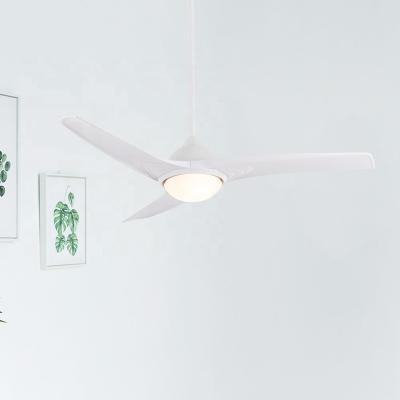 China Wholesale Cheap Electric Contemporary Modern ABS Blades Iron White 110V Lighted Ceiling Fan Forward And Reverse Price With LED Light 220V for sale