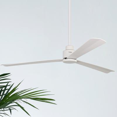 China Vietnam American DC Ceiling Fan Simple Thin Living Room National White Interior Simple Slim Minimalism Remote Brushless Luxury National Bedroom Forward And Reverse for sale