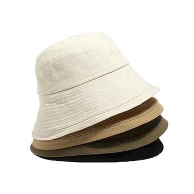 China 2021 Unisex Character 100% Cotton Packable Sun Hat Bucket Hat For Women Men for sale