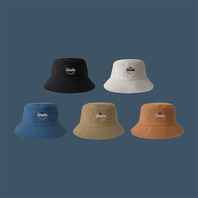 China Wholesale Colorful Character Design Your Own Cotton Fisherman Bucket Hat Embroidery Custom Logo for sale