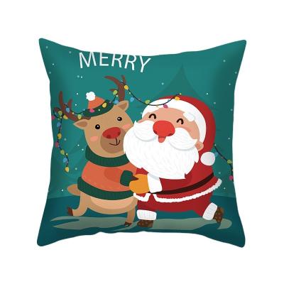 China Anti Static Fast Delivery Christmas Ready Stock Cushion Covers 45*45cm for sale