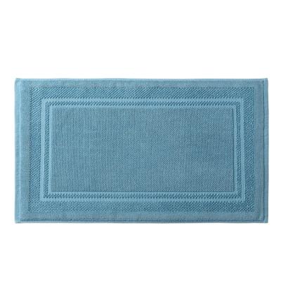 China Washable Wholesale Eco-Friendly Cotton Anti Slip Hotel Bathroom Thick Bath Mat for sale