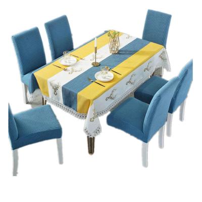 China No Fading Table Cloth Polyester Table Cover Chair Cover Classic Home Retail Wholesale for sale