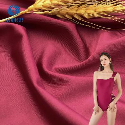 China Stain Repellent Four-sided elastic knitted fabric polyamide and spandex warp knitted fabric, suitable for bathing suits for sale