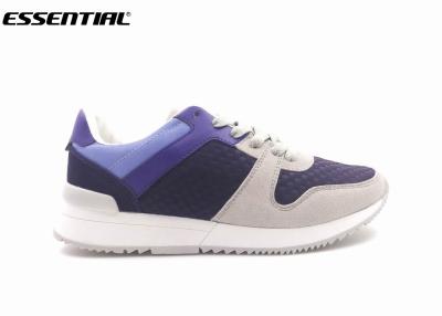 China women casual sneaker for ladies imitation suede lycra lace up low cup style for sale