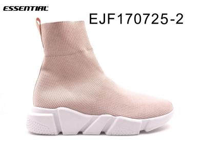 China Lightweight Sneakers Flyknit Socklike Sport Shoes For Women Soft Phylon Outsole for sale