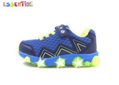 China Babies Sporty Breathable Light Up Sneakers Bungee Laced Slip On Style Flexible Outsole for sale