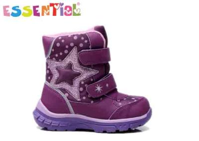 China Girls Winter Boots / Fashion Casual Boots Smooth Textured Synthetic Glitter Fabric for sale