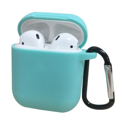 China Flip Type Hot Sale Cover For Earbud Earpod Case Silicone Earphone Cases For AirPods 1 2 3 Soft Cover With Key Chain For AirPods Accessories for sale