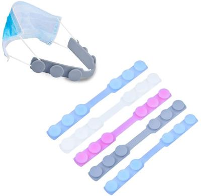 China Viable Custom Adjustable Silicone Face Mask Supplement Holder Saver Clips Reusable Relief Facemask Hook Extension Ear Saver For Mask for sale