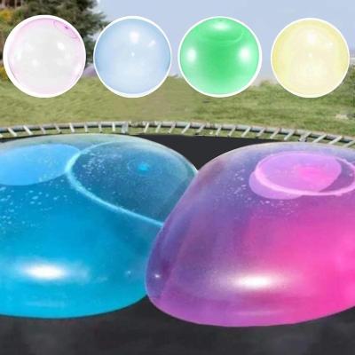 China Toy Amazon Hot Sale Inflatable Bubble Ball Kids Balloon Ball Toys Indoor Outdoor Inflatable Soft Air Games Water Filled Bubble Ball for sale