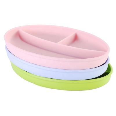 China Wholesale Free Sample Bpa Silicone Baby Strong Free Clean Easy Clean Dish Bowl Soft Suction Safety Place Mat for sale