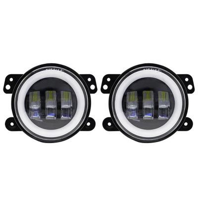 China Automotive Led Headlight 4 Inch 30W IP65 Round LED Fog Lamp Cars LED Headlights Auxiliary Light Waterproof Car Lights for sale