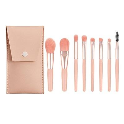 China Smudge Brush 8 Mini Makeup Brush Set Blush Powder Paint Set Eyeshadow Brush Beauty Makeup Tool for sale