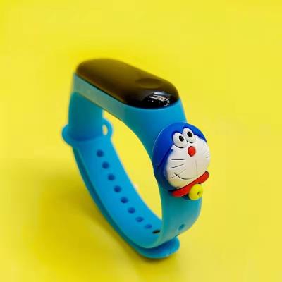 China Cute Cartoon Student Wristband Waterproof Action Number Watch Electronic Table for sale