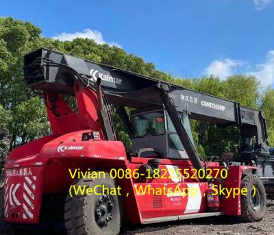 China Construction worksÂ   Used Kalmar DRF container reach stacker with high quality in Shanghai for sale for sale