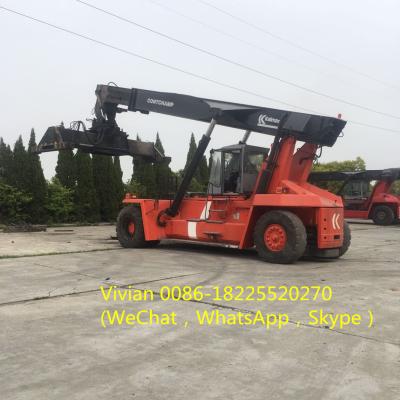 China Construction worksÂ   Used Kalmar DRD450-SOS5K Container Reach Stacker With Good Condition For Sale for sale