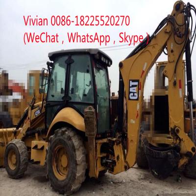 China Construction worksÂ   Backhoe Hot Sale Cat420E Wheel Loader Second Hand With Nice Quality for sale