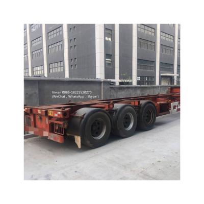 China Truck Trailer Used Trailer Chassis For Container 3 Axles 2 Axles With Good Condition For Sale for sale