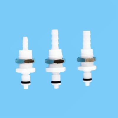 China Assay 1/8 Inch Male Flow CPC Pipe Fittings Couplings Insert Panel Plastic Mount Quick Connectors for sale